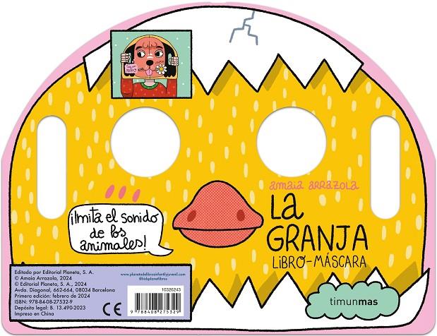 La granja. Libro-máscara | 9788408275329 | Arrazola, Amaia