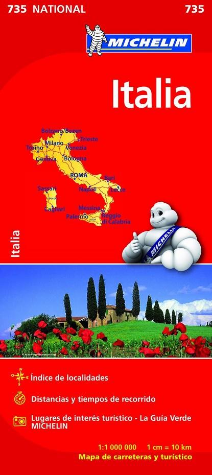 Mapa National Italia | 9782067200173 | Michelin