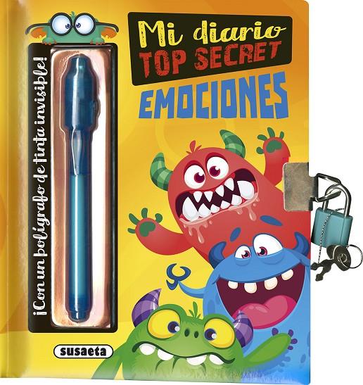 Mi diario Top Secret Emociones | 9788411961752 | Susaeta Ediciones