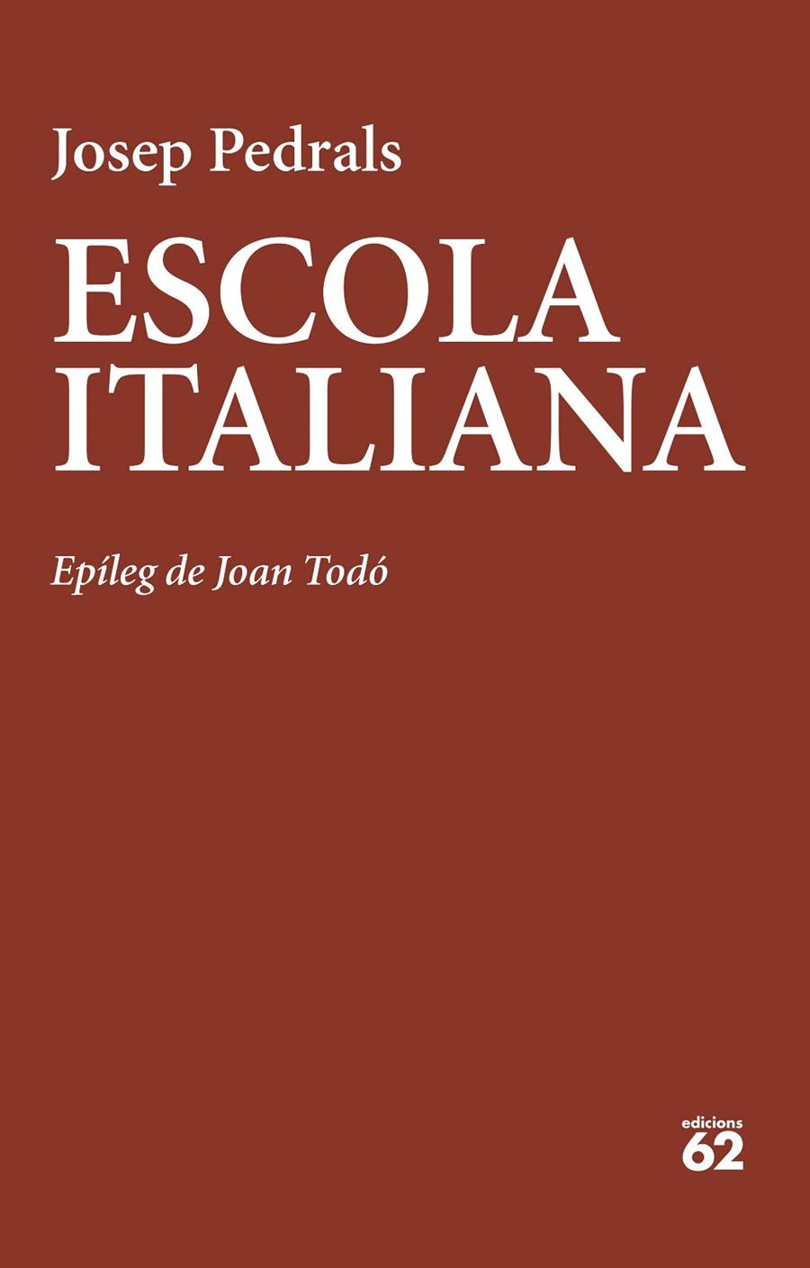 Escola italiana | 9788429781908 | Pedrals, Josep