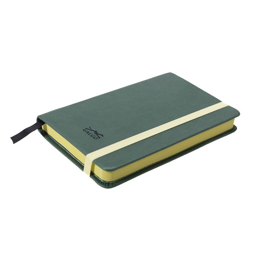 CUADERNO NOTAS GALGO A6 80H 100G RAYADO VERDE OSCURO | 8413623627622