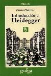 Introducción a Heidegger | 9788474322545 | Vattimo, Gianni