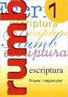 Escriptura Rumb 2000. T.7. Frases i majúsculas | 9788486545161 | Martí Fuster, Rosa Maria / Nadal, J.