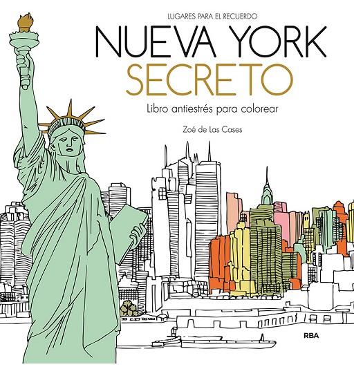 Nueva York secreto. Libro antiestrés para colorear | 9788411323109 | de las Cases, Zoe