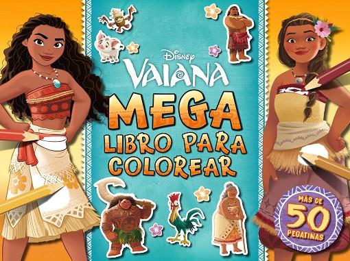 Vaiana. Megalibro para colorear | 9788418939464 | Disney