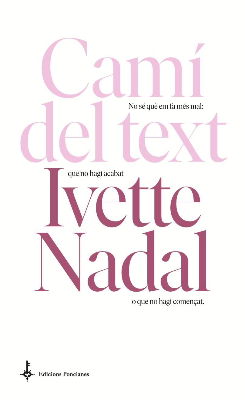 Camí del text | 9788418693076 | Nadal, Ivette