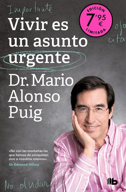 Vivir es un asunto urgente (Campaña de verano edición limitada) | 9788413149189 | Alonso Puig, Dr. Mario