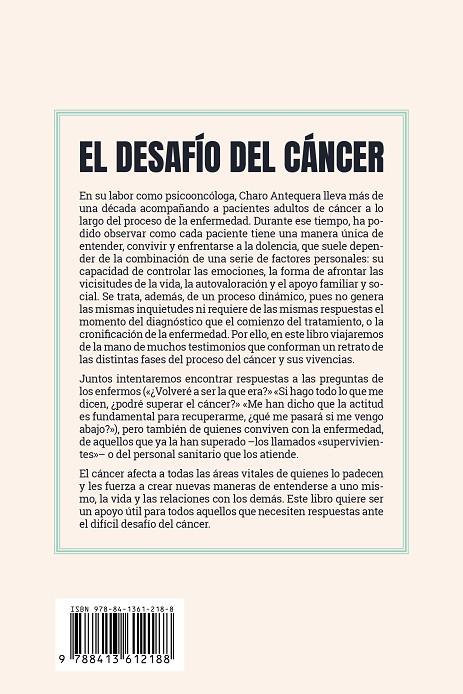 El desafío del cáncer | 9788413612188 | Antequera Jurado, Charo