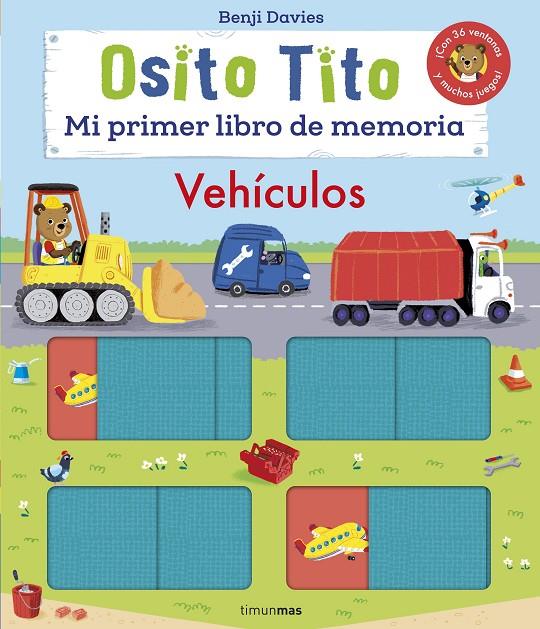 Osito Tito. Mi primer libro de memoria. Vehículos | 9788408256182 | Davies, Benji