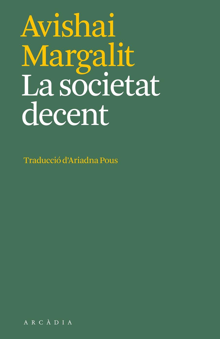 La societat decent | 9788412592627 | Margalit, Avishai