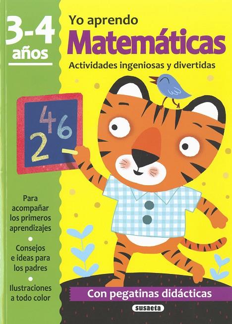 Matemática 3-4 años | 9788411964050 | Susaeta, Equipo