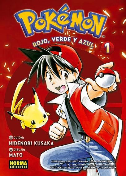 POKEMON 01. ROJO, VERDE Y AZUL 1 (NUEVO PVP) | 9788467964974 | KUSAKA, HIDENORI / YAMAMOTO, SATOSHI