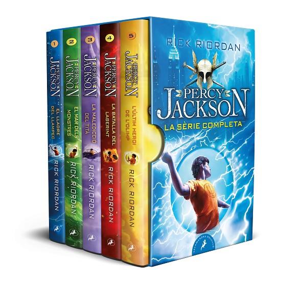 Percy Jackson i els déus de l'Olimp - La sèrie completa | 9788418173738 | Riordan, Rick