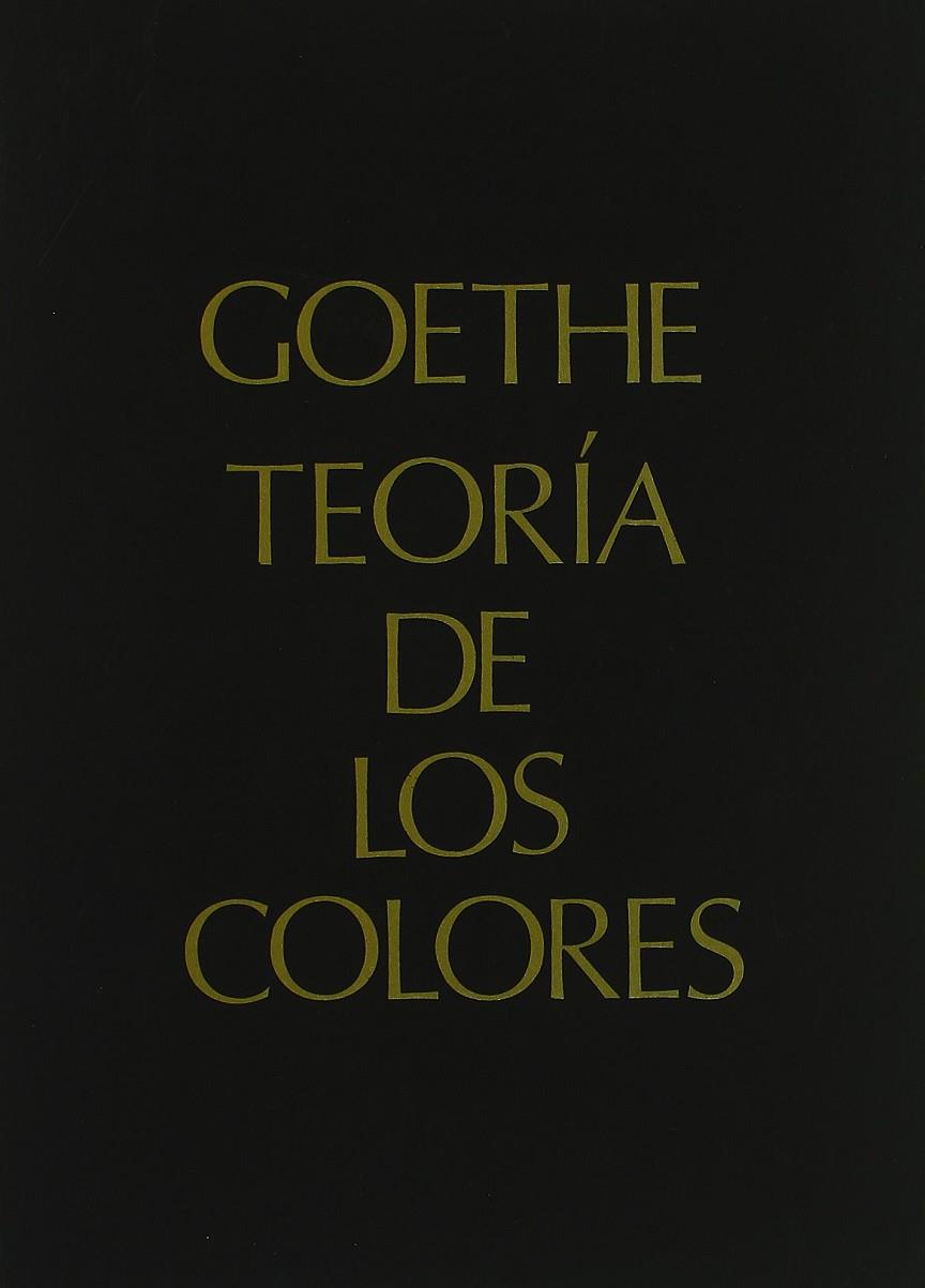 Teoría de los colores | 9788489882089 | Goethe, Johann Wolfgang von