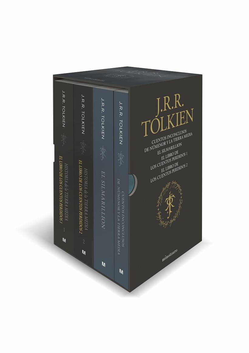 Estuche Tolkien 2 (Silmarillion, Cuentos Inconclusos, Hª Tierra Media 1 y 2) | 9788445018408 | Tolkien, J. R. R.