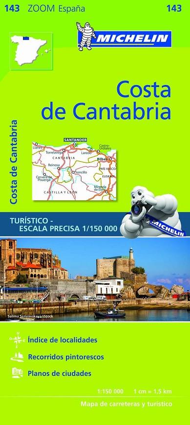 Mapa Zoom Costa de Cantabria | 9782067218055 | AAVV