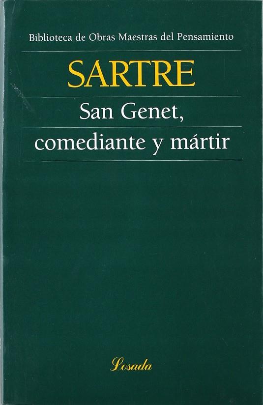 SAN GENET, COMEDIANTE Y MARTIR | 9789500378161 | SARTRE, JEAN-PAUL