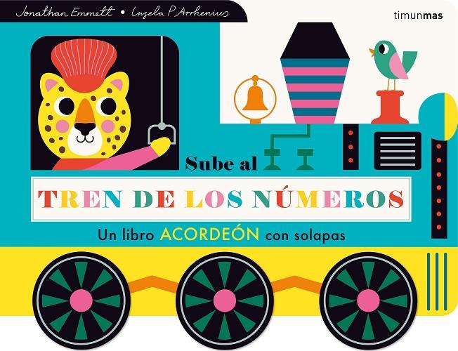 Sube al tren de los números. Un libro acordeón con solapas | 9788408285908 | Arrhenius, Ingela P.