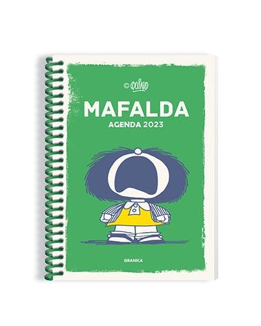 Agenda 2023 Mafalda feminista anillada verde | 9789878935201