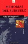 Z Memorias del subsuelo | 9788426109095 | Dostoiesvski , Fedor