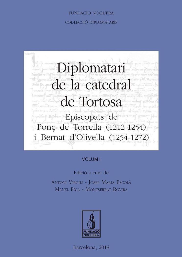 Diplomatari de la catedral de Tortosa | 9788499759890 | DD. AA.