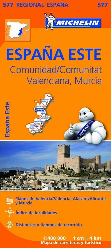 Mapa Regional Comunidad Valenciana, Murcia | 9782067184404 | Michelin