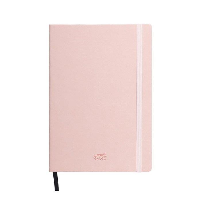 CUADERNO NOTAS GALGO A5 80H 100G CUADRICULA 5X5 ROSA | 8413623627899