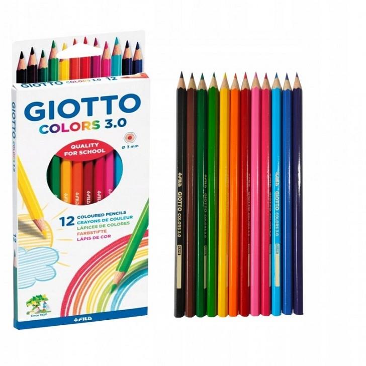 LAPIZ GIOTTO COLORS 3.0 12 COLORES SURTIDOS | 8000825009907