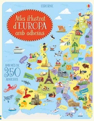 Atles il lustrat d'europa amb adhesius | 9781474955515 | Melmoth, Jonathan