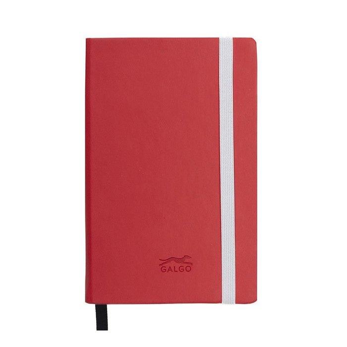 CUADERNO NOTAS GALGO A6 80H 100G CUADRICULA 5X5 ROJO | 8413623627707