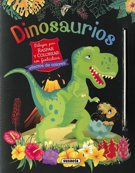 Dinosaurios. Dibujos para raspar y colorear | 9788467798098 | Ediciones, Susaeta