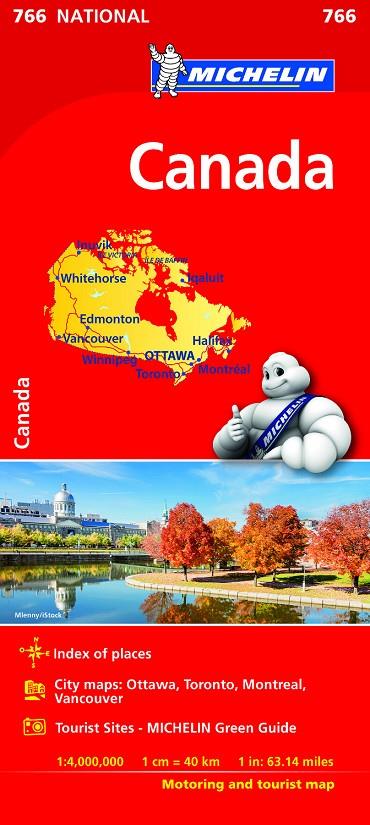 Mapa National CANADA | 9782067217119 | MICHELIN