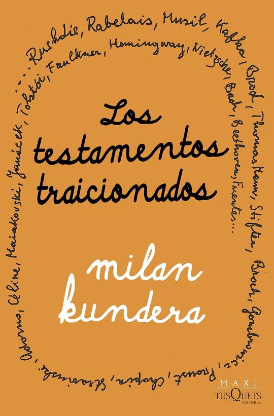 Los testamentos traicionados | 9788411071710 | Kundera, Milan