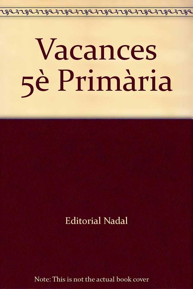 Vacances, 5 Educació Primària | 9788478874804 | Martí Fuster, Rosa Maria