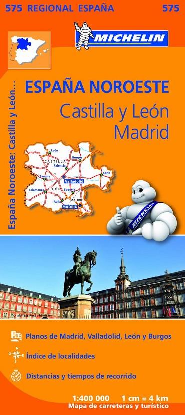 Mapa Regional Castilla y León, Madrid | 9782067184305 | Michelin