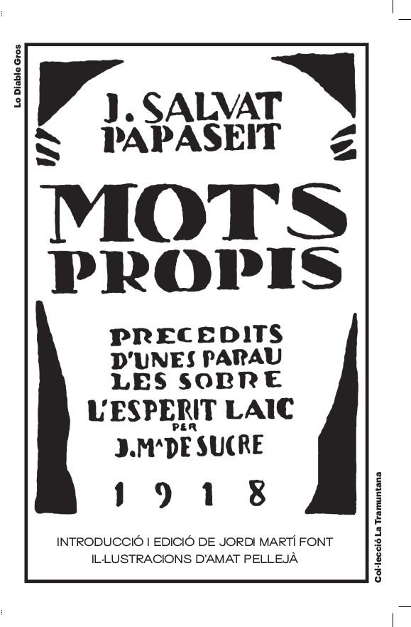 MOTS PROPIS | 9788412820409 | Joan Salvat Papasseit