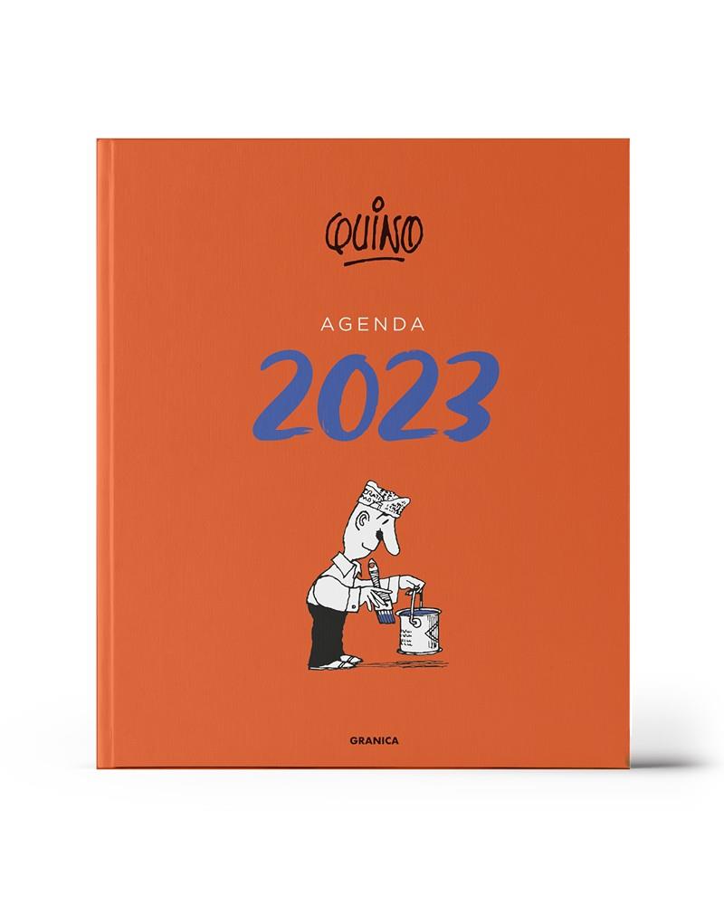 Quino 2023 Agenda Encuadernada Naranja | 9789878935133 | Quino