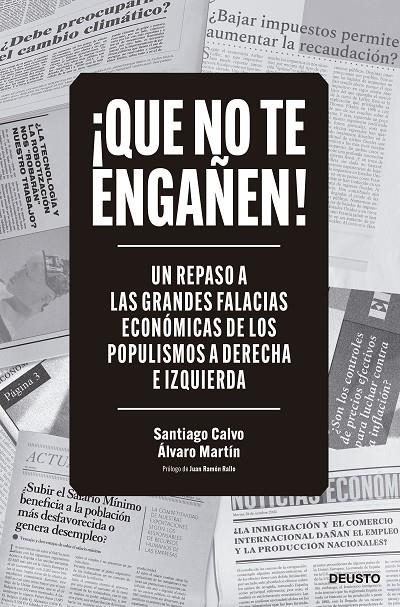 ¡Que no te engañen! | 9788423434411 | Martín, Álvaro / Calvo, Santiago