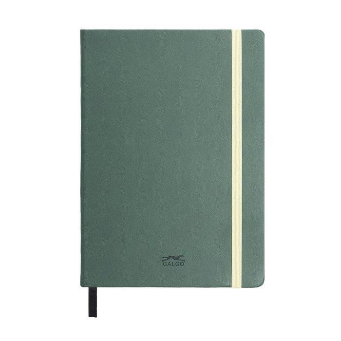 CUADERNO NOTAS GALGO A5 80H 100G CUADRICULA 5X5 VERDE O | 8413623627868