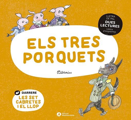 DUES LECTURES. Els tres porquets. Les set cabretes | 9788419028020 | PILARIN