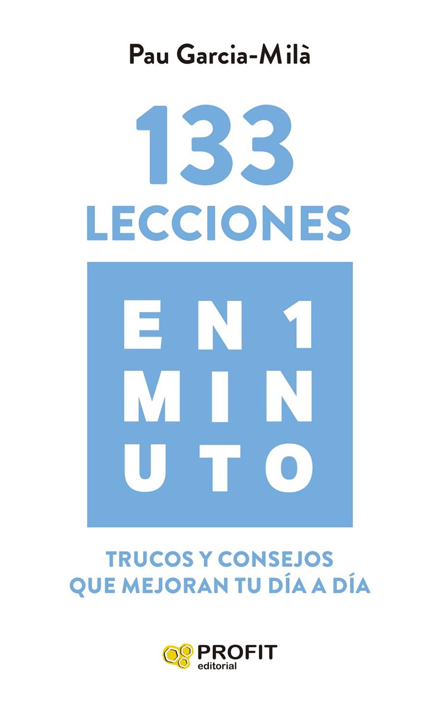 133 lecciones en 1 minuto | 9788419212740 | Garcia-Milà, Pau