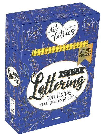 Aprende lettering. Con fichas de caligrafías y plantillas | 9788499285078 | Equipo Tikal