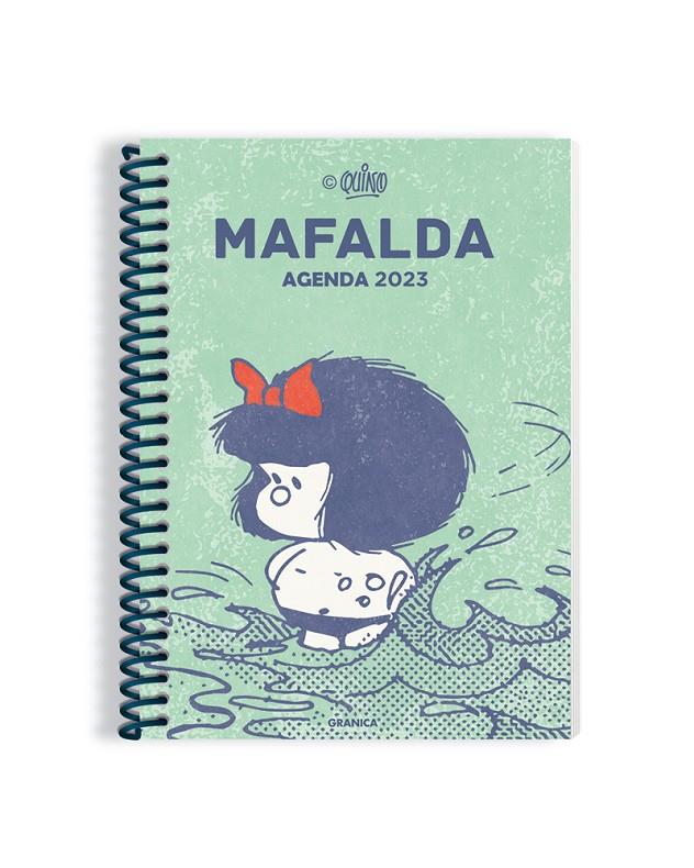 Mafalda 2023, Agenda Anillada Módulos Verde | 9789878935157 | Quino