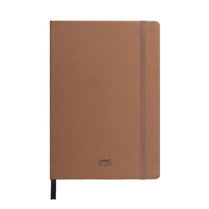 CUADERNO NOTAS GALGO A5 80H 100G CUADRICULA 5X 5MARRON | 8413623627875