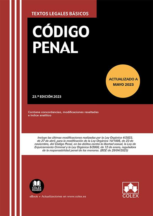 Código penal | 9788413599380 | S.L., Editorial Colex