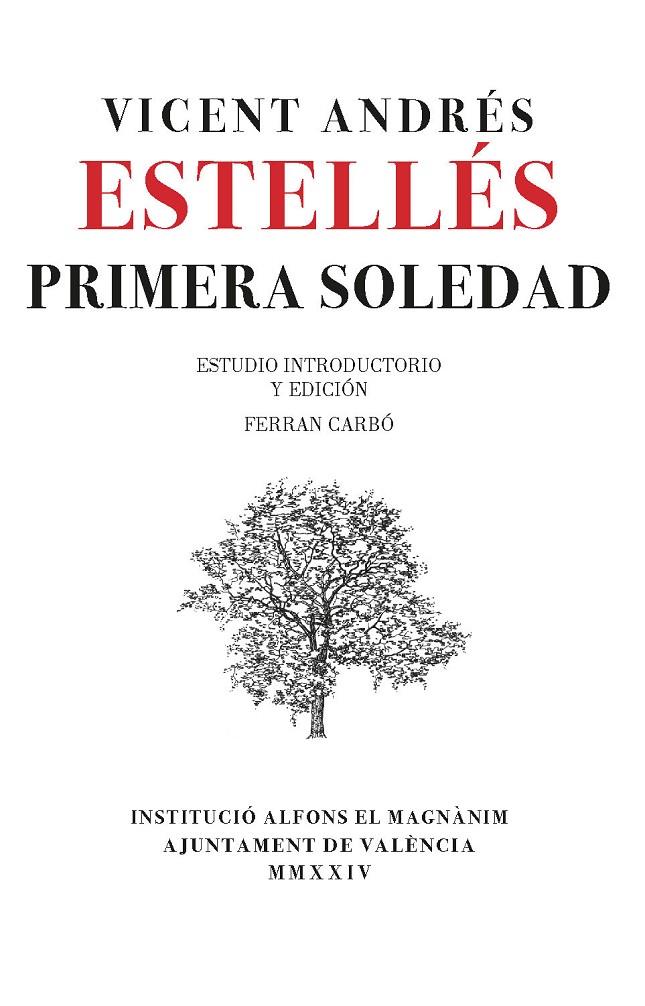 Primera soledad | 9788411560603 | Andrés Estellés, Vicent