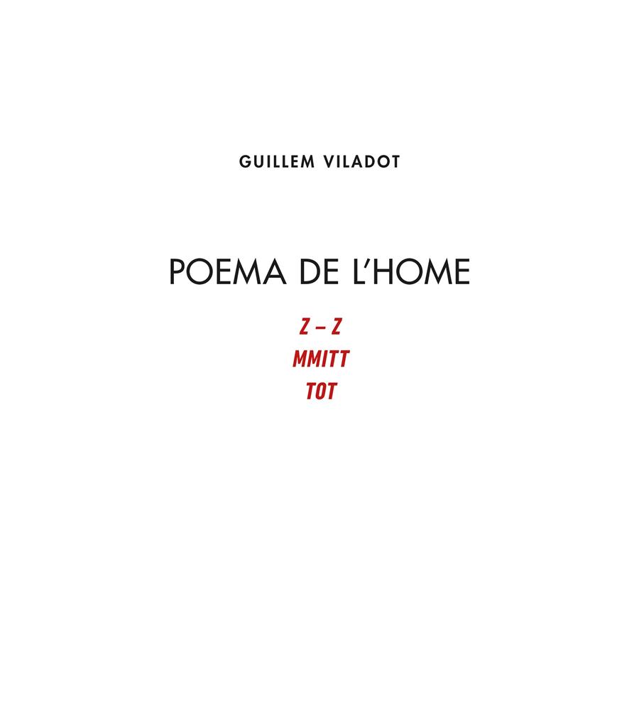 Poema de l'home | 9788413033822 | Viladot Puig, Guillem