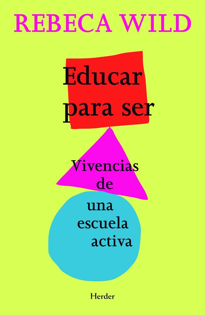 Educar para ser | 9788425428463 | Wild, Rebeca